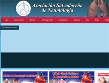 Tablet Screenshot of neumologoselsalvador.com